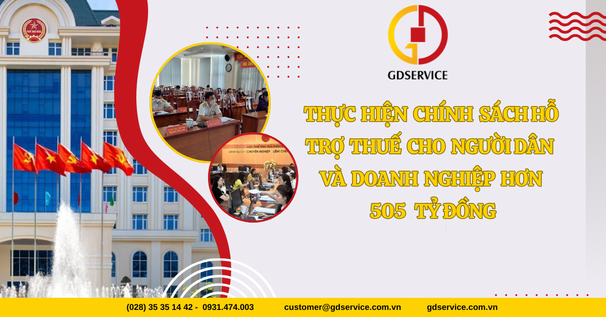 Thực hiện chính sách hỗ trợ thuế cho người dân và doanh nghiệp hơn 505 tỷ đồng