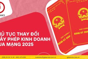 Thủ tục thay đổi giấy phép kinh doanh qua mạng 2025