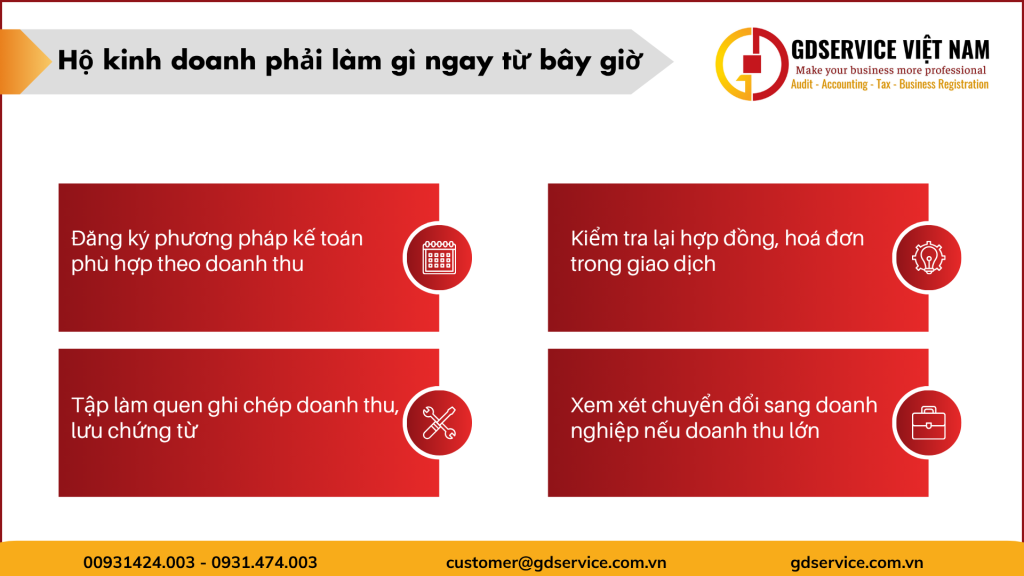 Hộ kinh doanh phải làm gì ngay từ bây giờ để kịp chế độ kế toán mới?