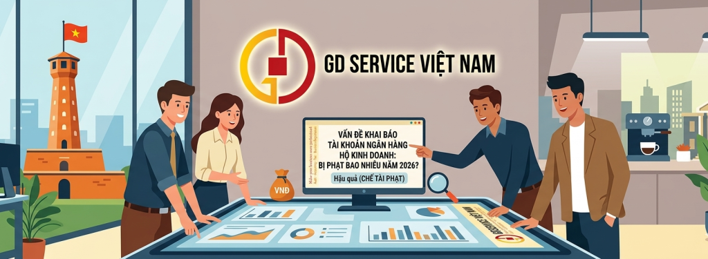 Mức phạt hộ kinh doanh không khai báo tài khoản ngân hàng