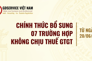 Chính thức bổ sung 07 trường hợp không chịu thuế GTGT từ ngày 20/06/2026