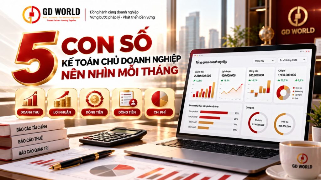 Báo cáo kế toán quản trị cho chủ doanh nghiệp