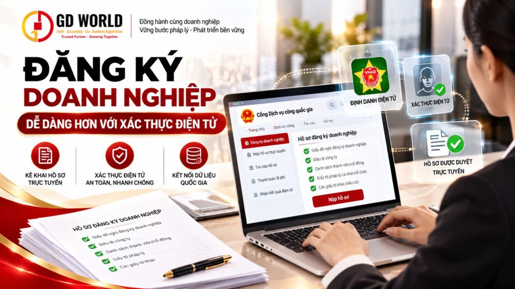 Xác thực điện tử khi đăng ký thành lập doanh nghiệp