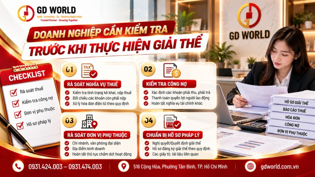 Danh sách công việc doanh nghiệp cần kiểm tra trước khi thực hiện giải thể
