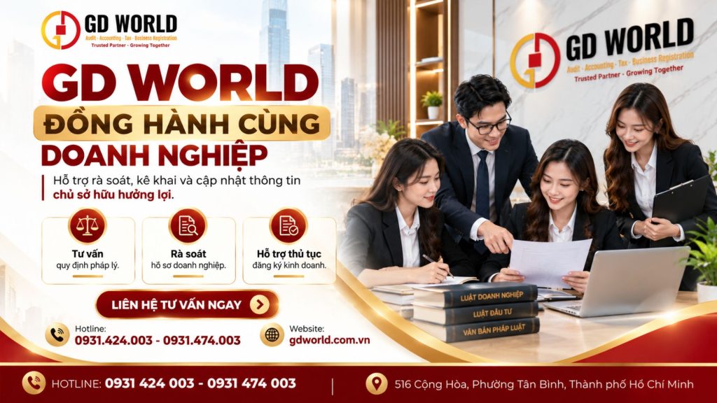 Hỗ trợ rà soát, kê khai và cập nhật thông tin chủ sở hữu hưởng lợi.